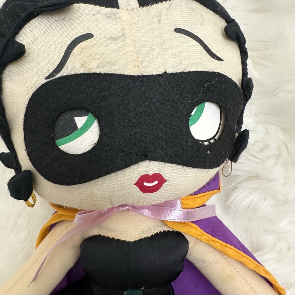 Betty Boop  2004 Halloween Betty In Mask Witch Plush Kellytoys Doll 16in - Picture 6 of 9